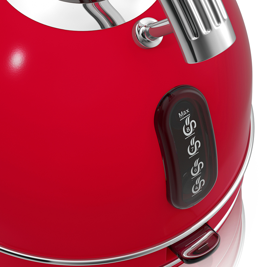 Swan Red Retro Dome Cordless Kettle & 2 Slice Toaster - Image 2