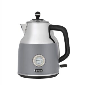 Swan 1.7 Litre Cordless Kettle with Temperature Gauge - Grey