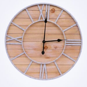 Marble Wooden Clock