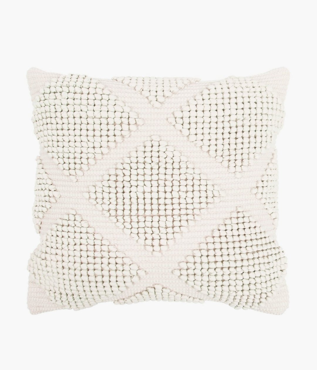 Textured Diamond Bobble Scatter Cushion